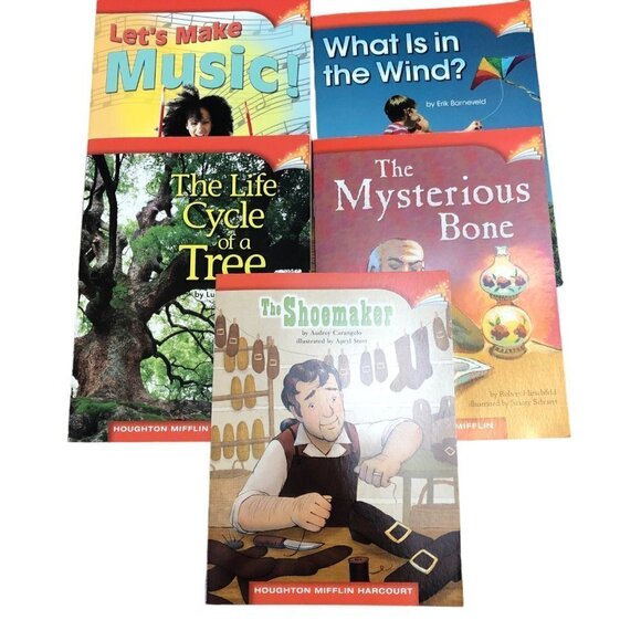 Houghton Mifflin Leveled Readers Lot of 25 Books Grades 1 to 5 EUC Homeschool - Picture 4 of 6